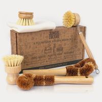 Jungle Culture- Umweltfreundliches Bambus-Spülbürsten-Set 6