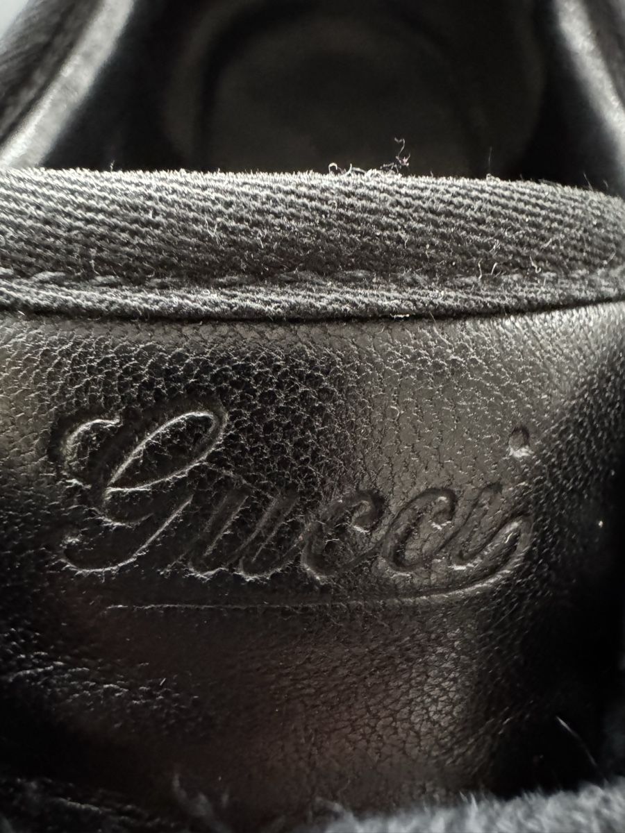 Gucci Chaussures hommes: Gucci Sneaker schwarz Leder – Neuf (Voir description) à Zürich par Jen10 2