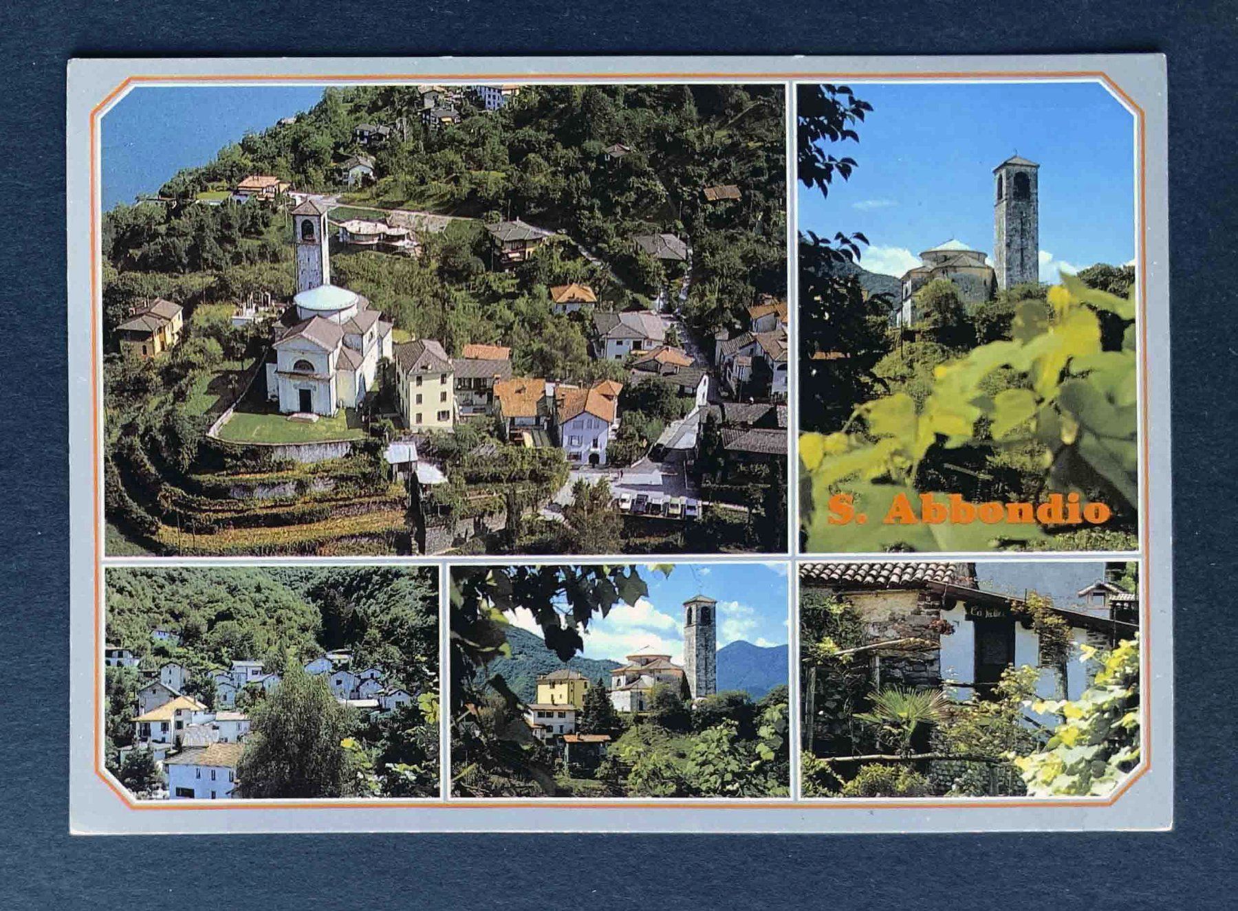 Cartoline postali: AK S Abbondio Gambarogno Lago Maggiore – Usato da Goldau venduto da artelier1