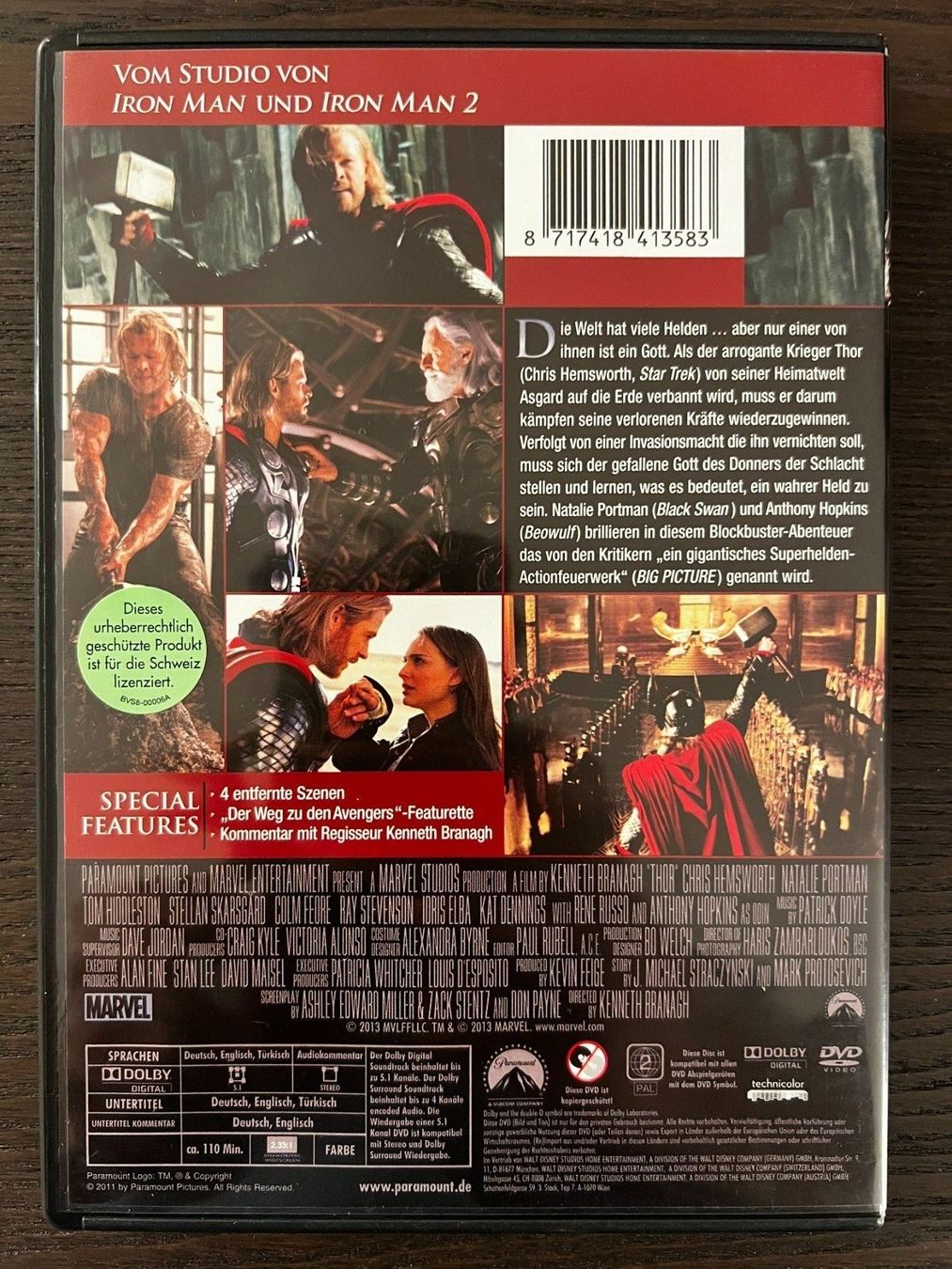 Tutti i DVDs: Thor – Usato da Zürich venduto da FilmFreunde 1