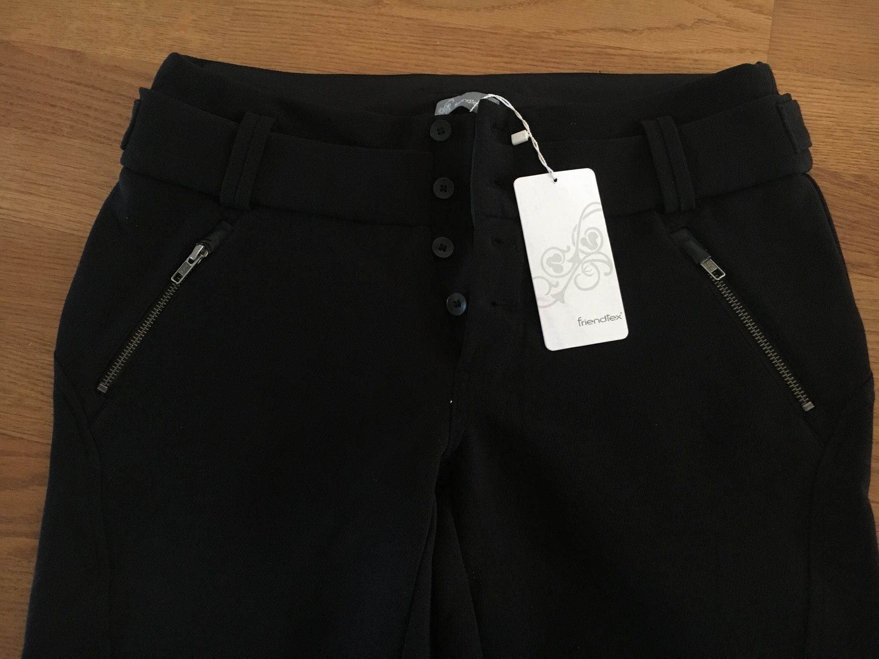 Hosen: Friendtex - Hose, schwarz, 7/8, 40 – Neu (gemäss Beschreibung) aus Luzern von Jiggy_8898 1