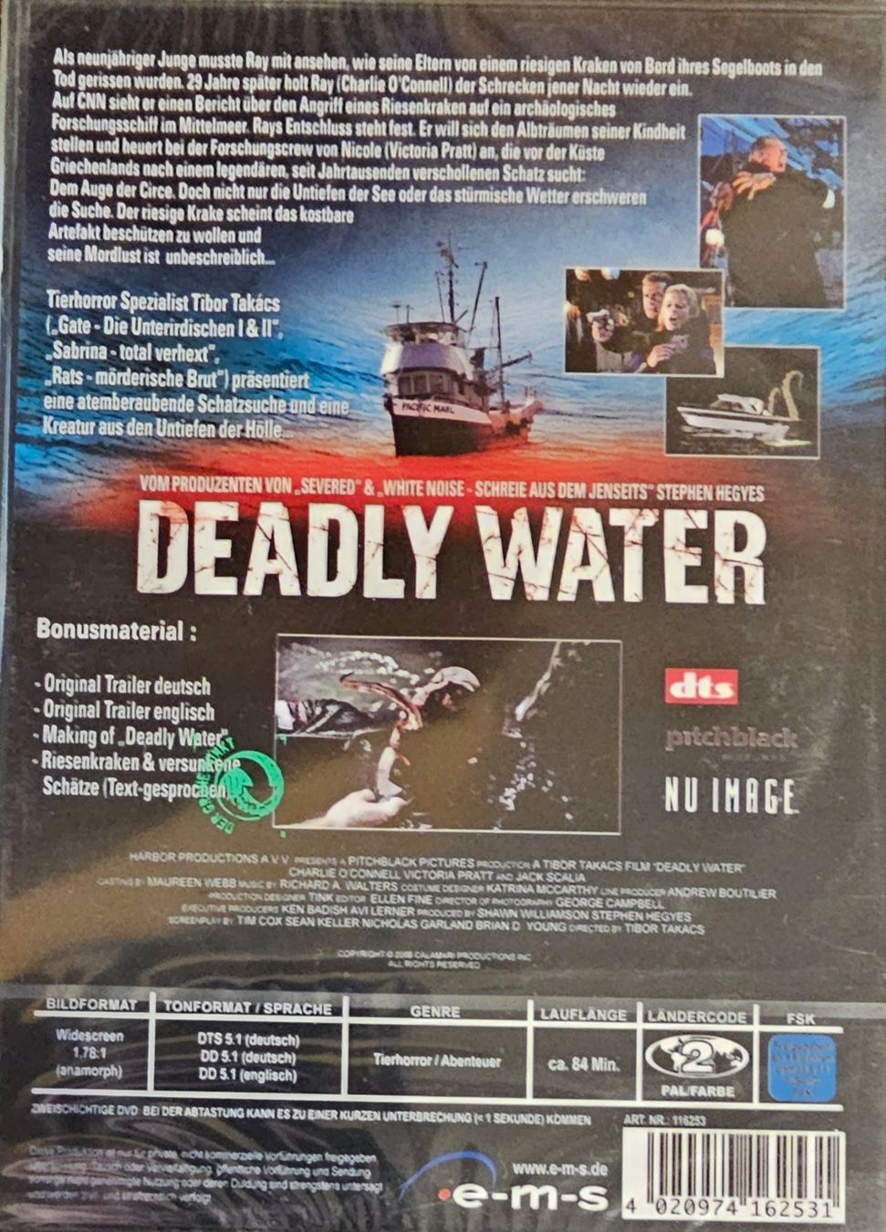 Tutti i DVDs: Deadly Water – Nuovo e nell'imballaggio originale da Wahlen b. Laufen venduto da Cg10 1