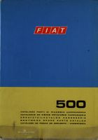 ORIGINAL ERSATZTEILKATALOG KAROSSERIE FIAT 500 | AB 05.1972
