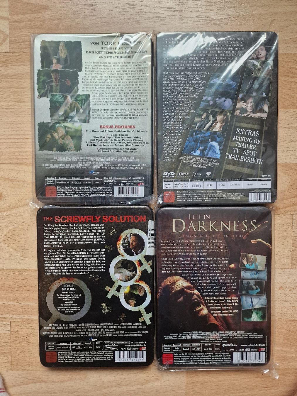 Tutti i DVDs: Metal-Pack Horrorfilme 4er Set Bundle Stephen King uvm. – Usato da Fahrwangen venduto da luk_bhw7 1