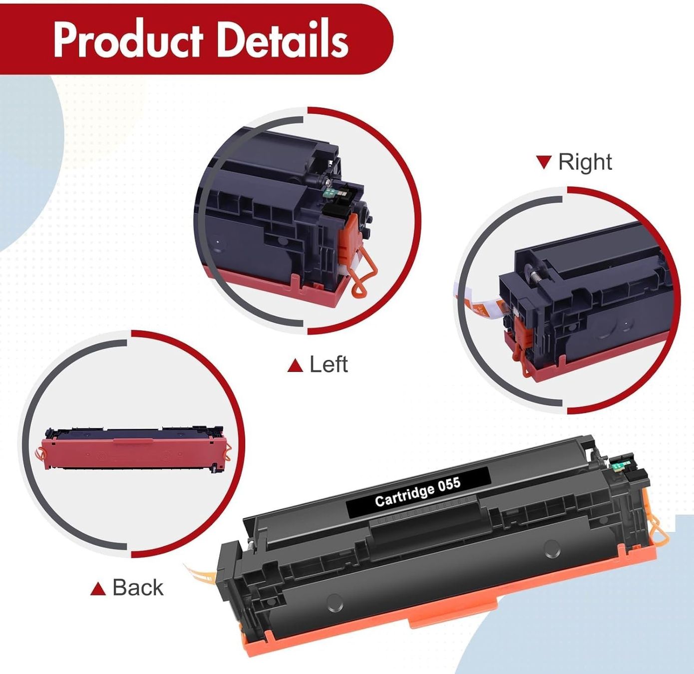 Canon Druckerpatronen & Toner: Canon 055 Toner Set 4 Farben kompatibel – Neu und originalverpackt aus Suhr von SchnapperCH 5