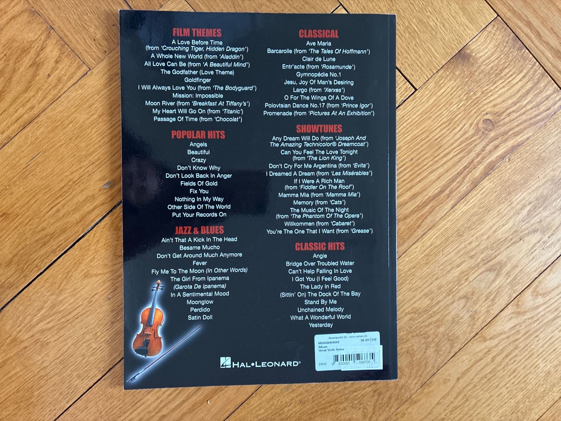 Bücher: Great Violin Solos for beginner to intermediate level – Gebraucht aus Zollikon von mythenschloss 1