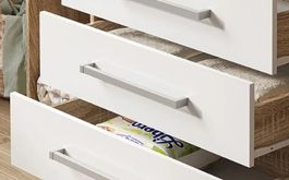 Möbelgriffe - 3er Set Silber (256 mm)