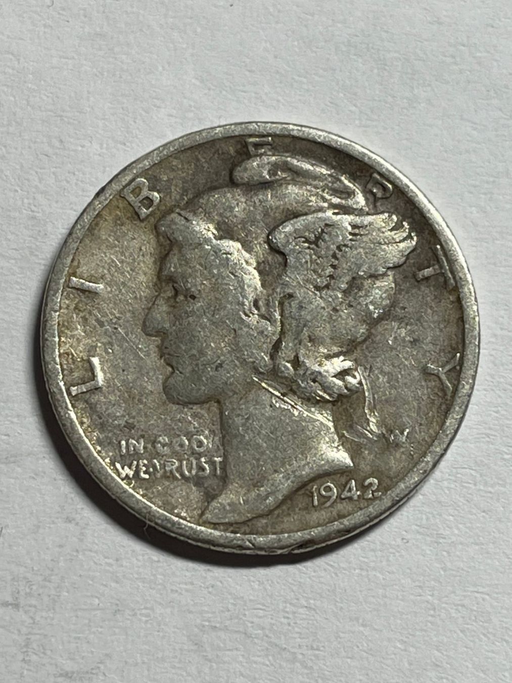 Alle Münzen: (78) Mercury Dime 1942 USA – Gebraucht aus Aesch BL von masmusgo