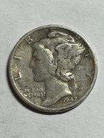 (78) Mercury Dime 1942 USA