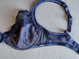 Soutien-gorge en dentelle bleu MAISON LEJABY taille EU 70 D