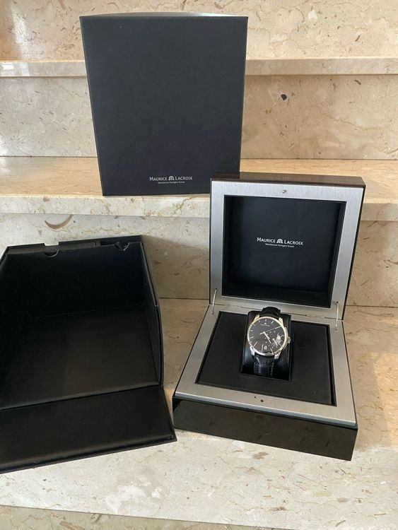 Maurice Lacroix Orologi: Maurice Lacroix Pontos décentrique GMT – Usato da Fleurier venduto da Vandehaart