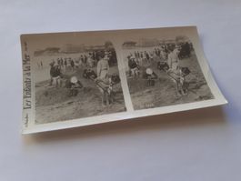 STEREOPHOTO - LES ENFANTS ä la MER - PARIS