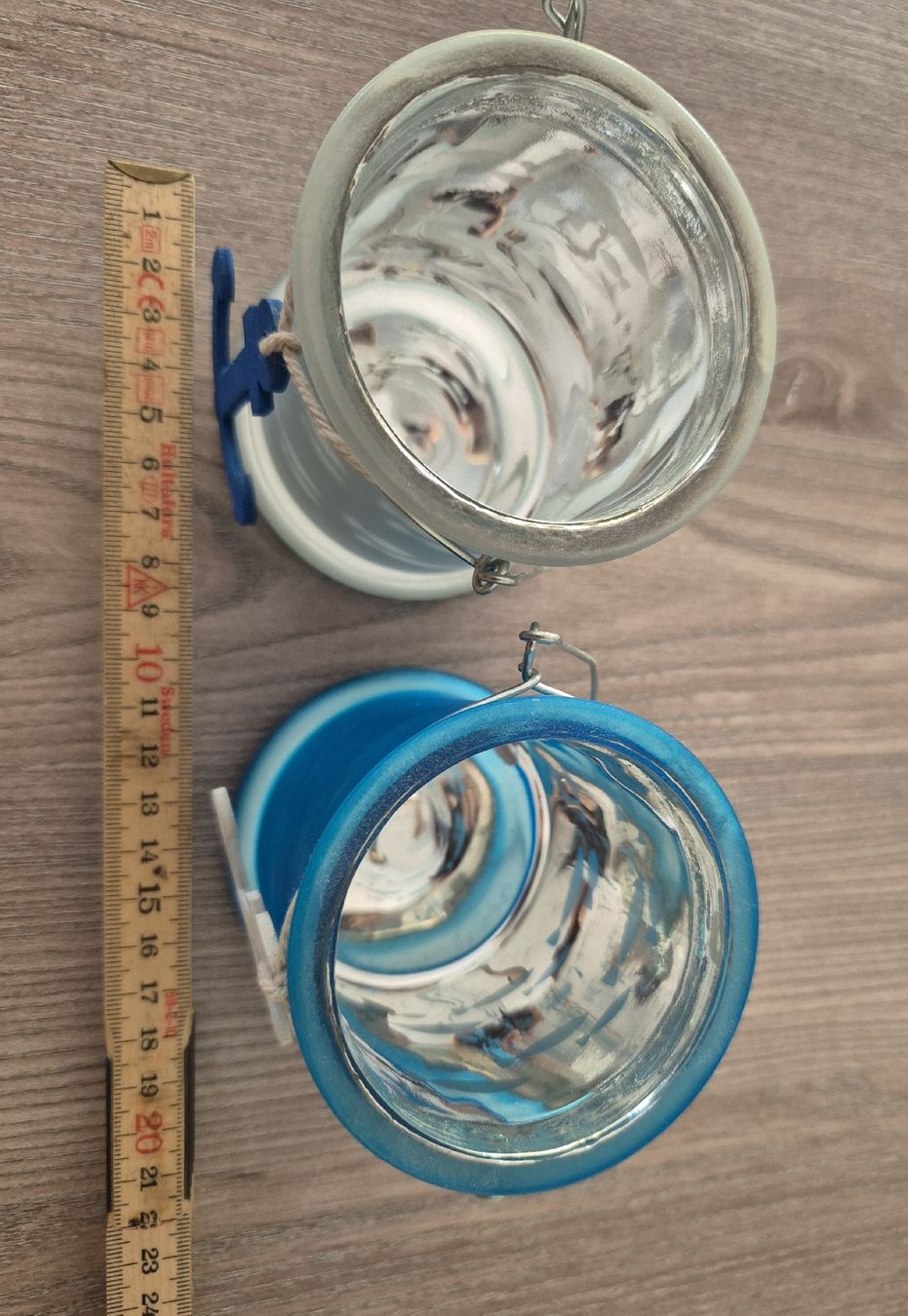 Kerzenständer: 2 Windlichter mit Henkel, Sommer Deko mit Anker – Neu (gemäss Beschreibung) aus Seuzach von Gugelchopf 2