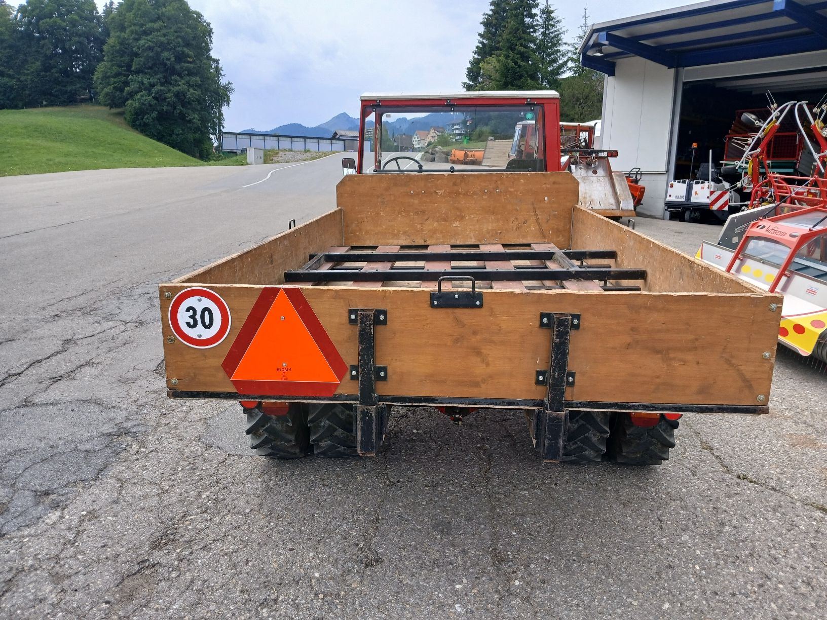 Aebi Autoribaltabili: Holzbrücke zu Aebi Transporter  – Usato da Wildhaus venduto da tad_7vbl 3
