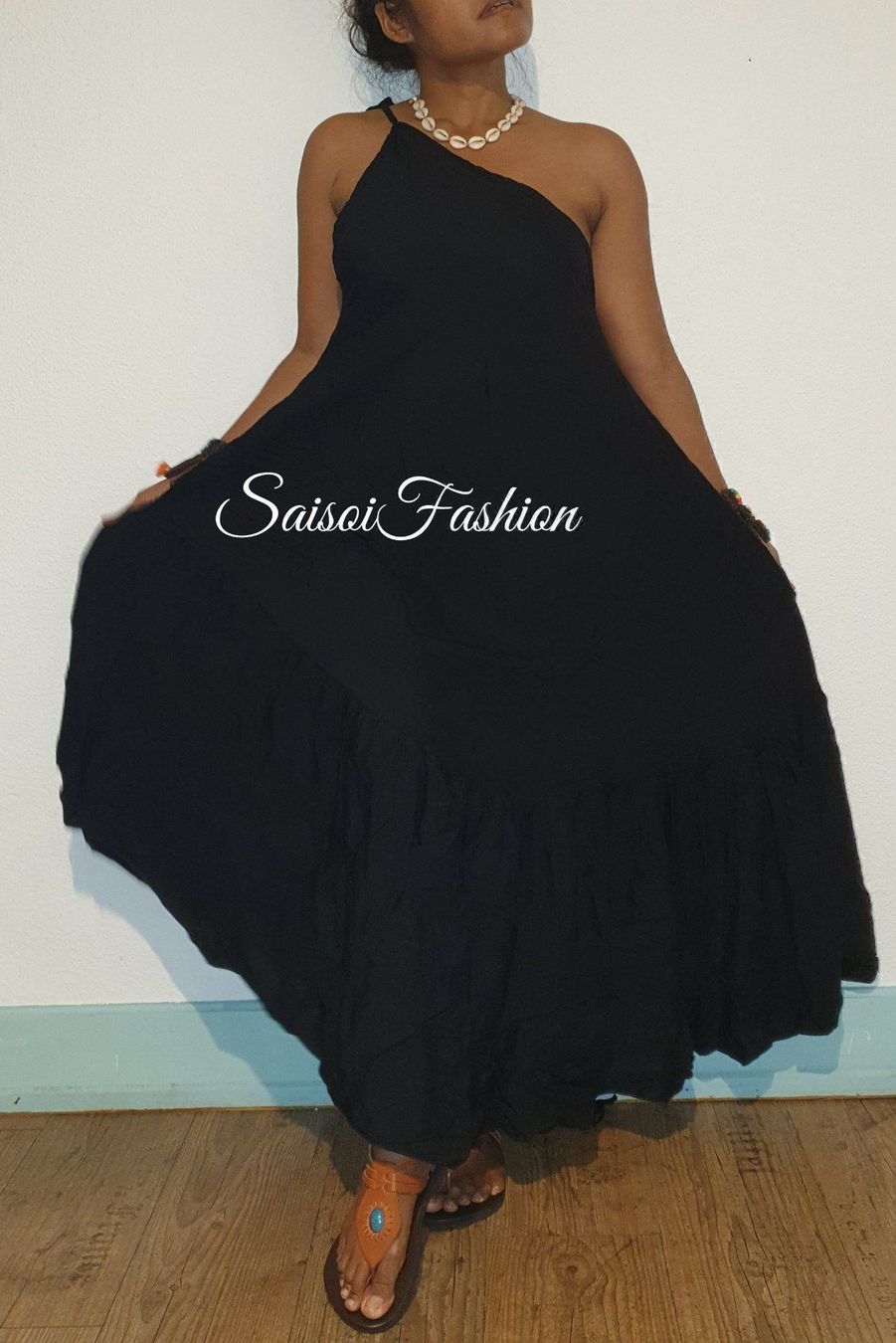 Vestiti: Sommer Boho,Strand black Maxikleid XS-L – Nuovo e nell'imballaggio originale da Ebmatingen venduto da SaisoiFashion 1