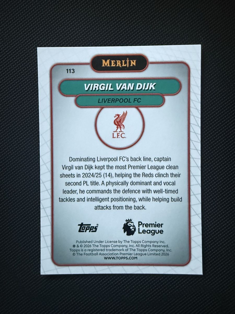 Topps Cartes à collectionner: Topps merlin Van Dijk – Neuf (Voir description) à La Chaux-de-Fonds par Chacha99 1