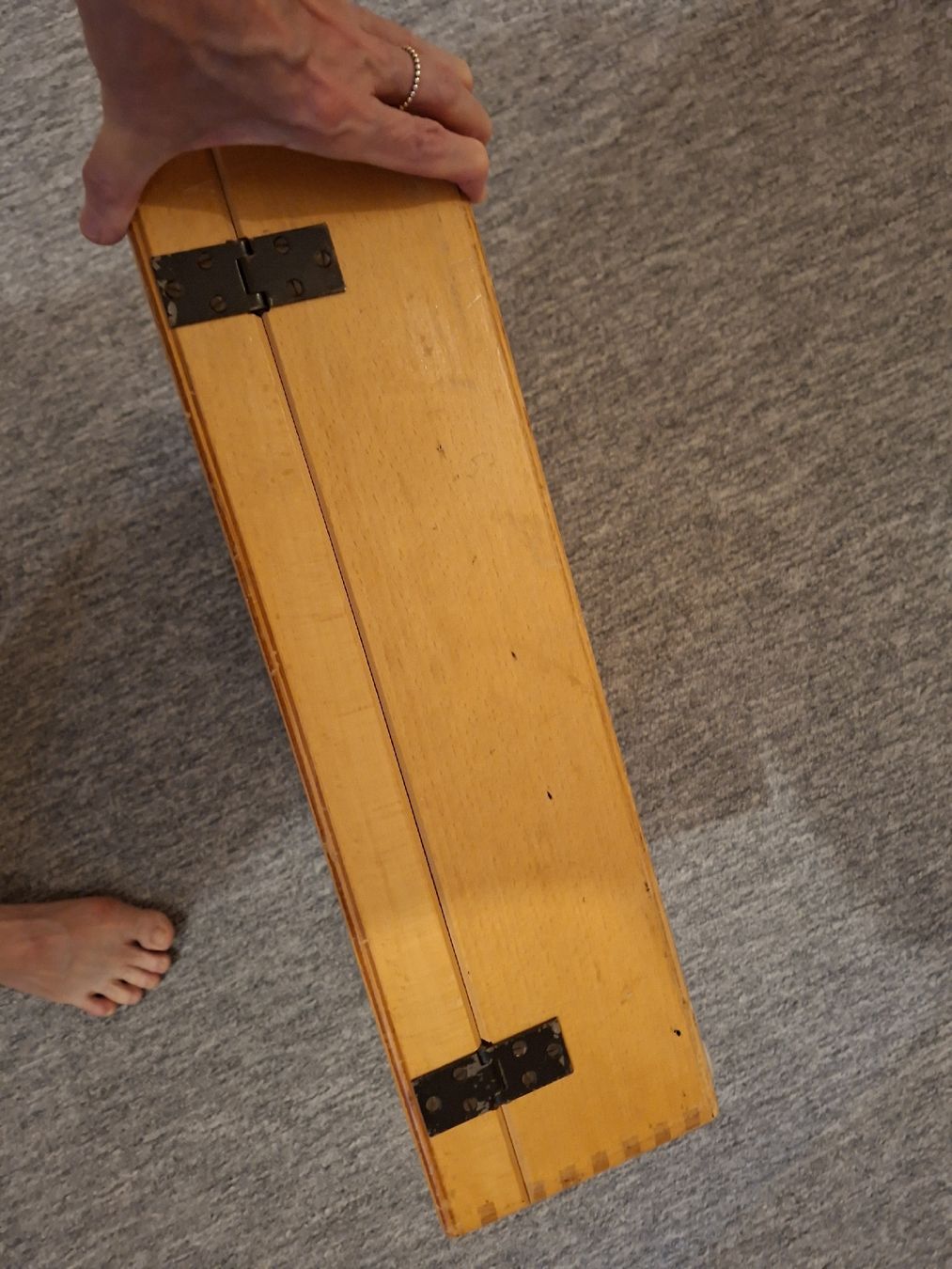 Kit di pronto soccorso: Verbandskasten antik Holz massiv – Usato da Remetschwil venduto da littleredboots 6