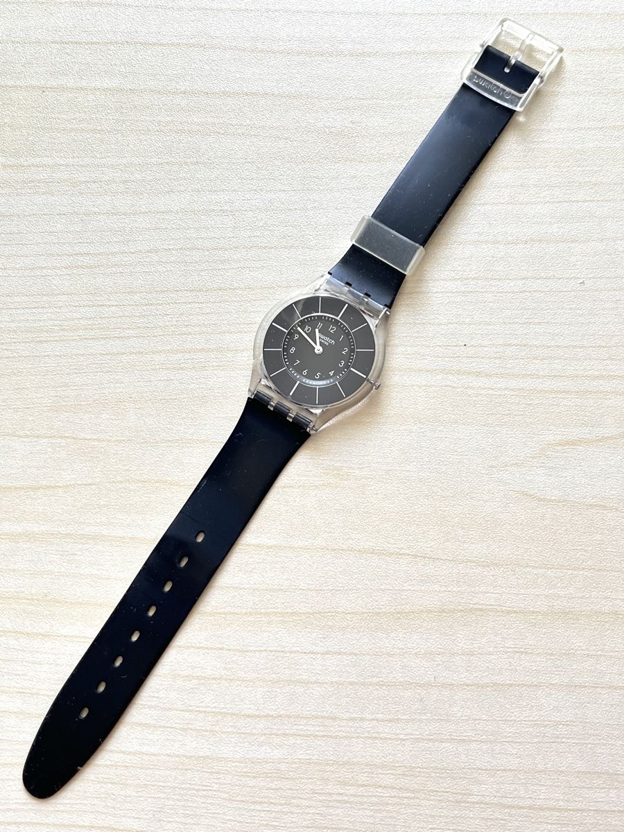 Swatch Uhren: Swatch Skin Uhr schwarz transparent  – Gebraucht aus Grenchen von chththl 5