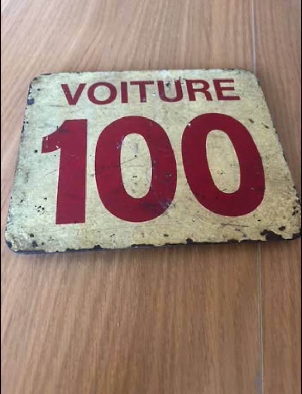 SBB/CFF/FFS Ecriteaux: Plaque de train émaillée – D'occasion à Orbe par car_8grw