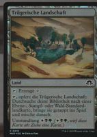 TCG Magic The Gathering MTG MH3 0219 FOIL Trügerische Landsc