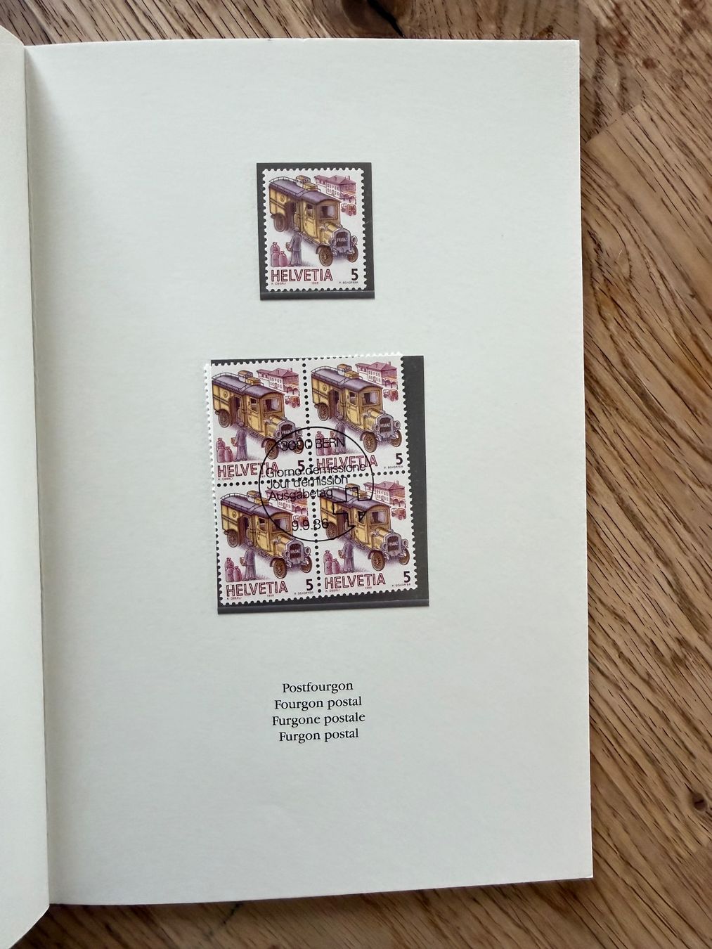 Tutti i francobolli: PTT-Heft 1986/87 Dauermarken Postbeförderung **/gest. – Usato da Oberuzwil venduto da Deafgrischa