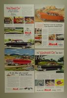 NASH, 4 REKLAMESEITEN AUS ALTEN ZEITSCHRIFTEN, AUTO