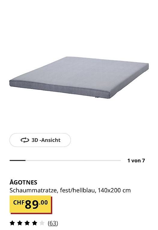 Ikea Letti: Bett 140 x 200 einfach Ikea – Usato da Dicken venduto da Minalinda13