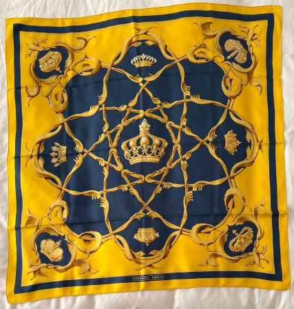 Carré Foulard Hermès 90x90 100% soie