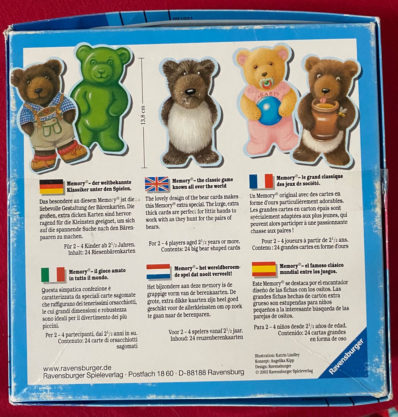 Ravensburger Giochi: Ravensburger Memory Spiel Kinder – Usato da Altendorf venduto da am9j_nt 1