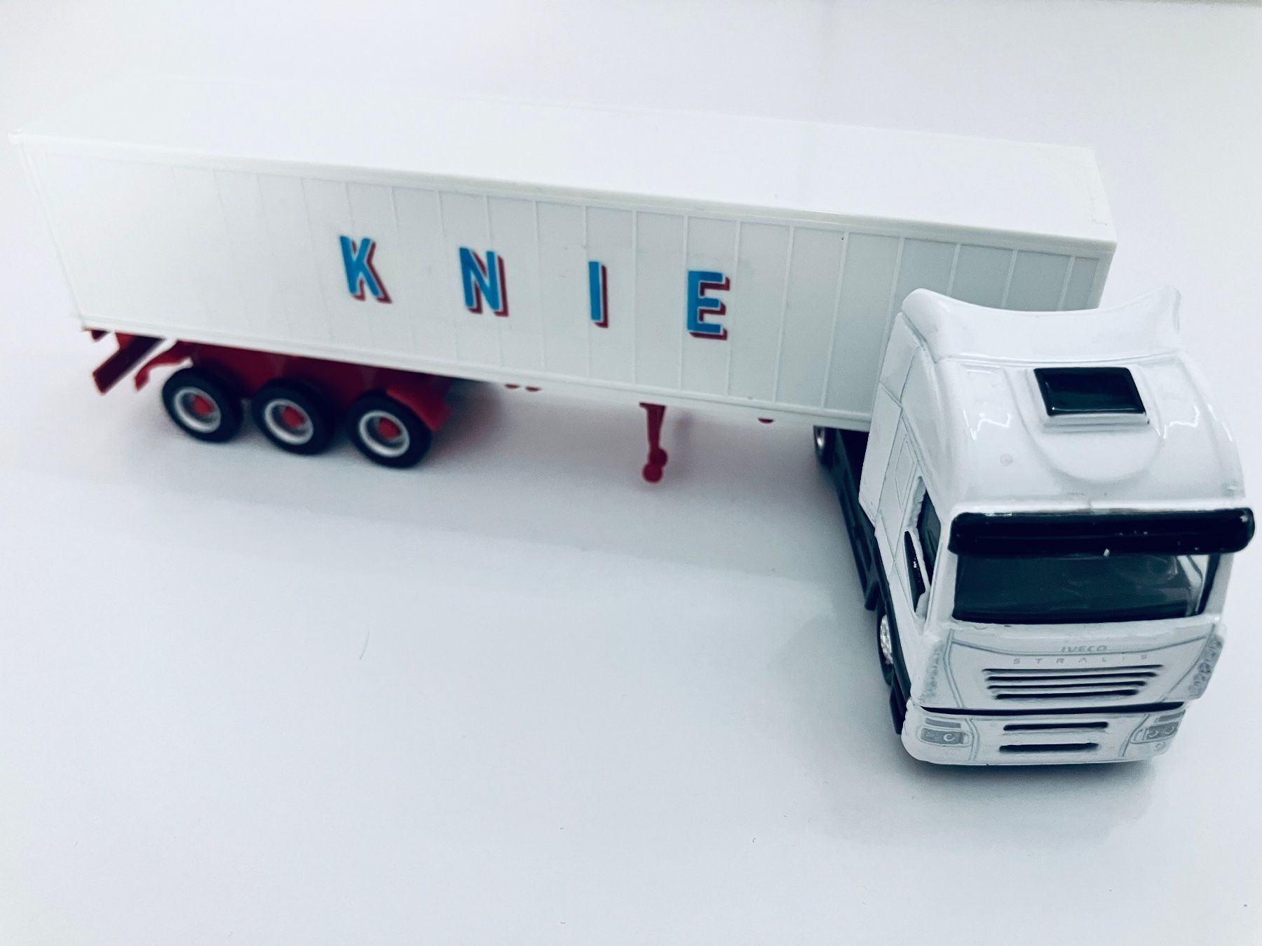 Schuco Trains électriques: KNIE LKW mit Anhänger NEU IVECO H0 #340 – Neuf (Voir description) à Oberbuchsiten par Orsetto24 5