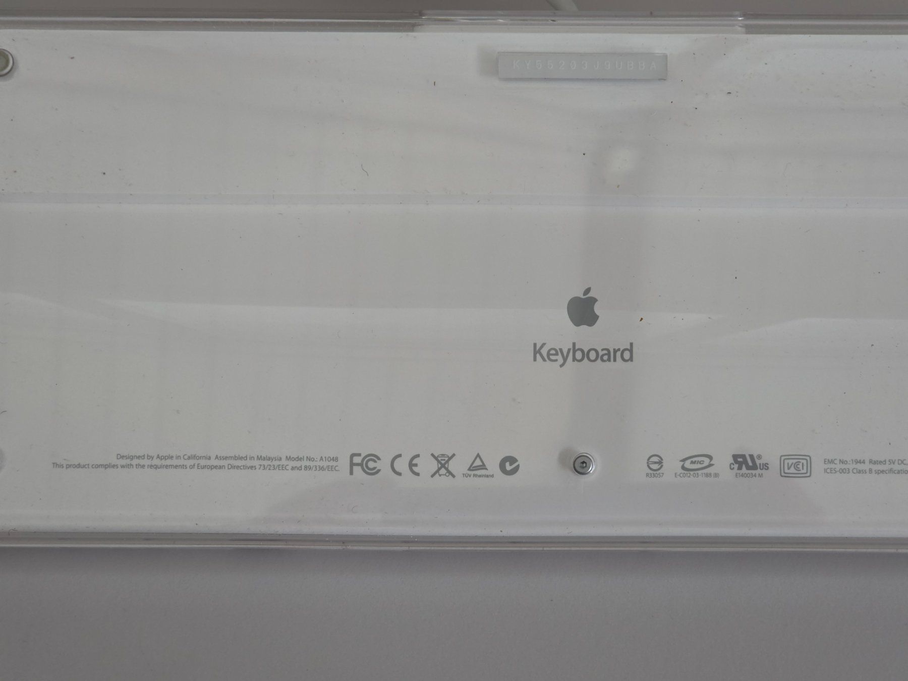 Apple Claviers: Apple Keyboard A1048 - USB - Ziffernblock - CH-Layout 2003 – D'occasion à Birr par DisDas 4