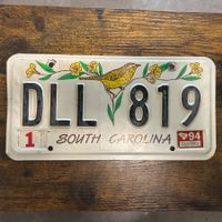 🇺🇸 U.S. Autoschild - South Carolina DLL 819 - ORIGINAL