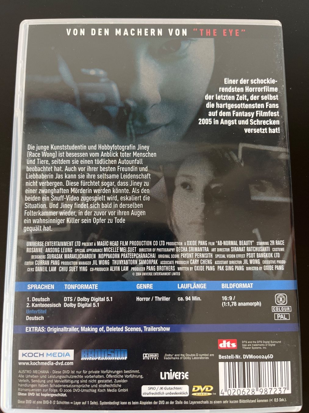 Tutti i DVDs: DVD - Ab-normal Beauty, JK-Langfassung – Usato da Luzern venduto da Jiggy_8898 1