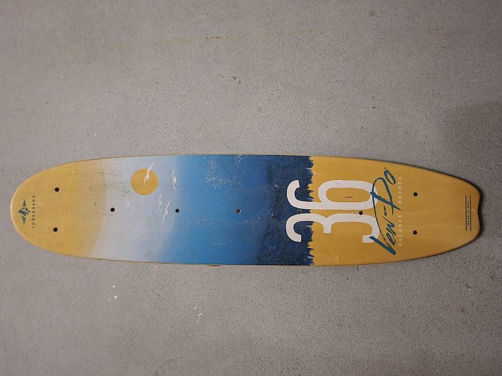 Skateboards: Vew-Do Balance Board 36 Longboard mit Rolle – Usato da Affoltern am Albis venduto da Feather 1