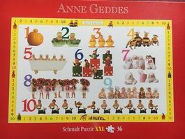 Anne Geddes schmidt Puzzle XXL zählen zahlen Puzzlen