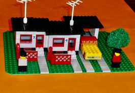 Lego/ 353 Terrassenhaus mit Car+Garage von 1972