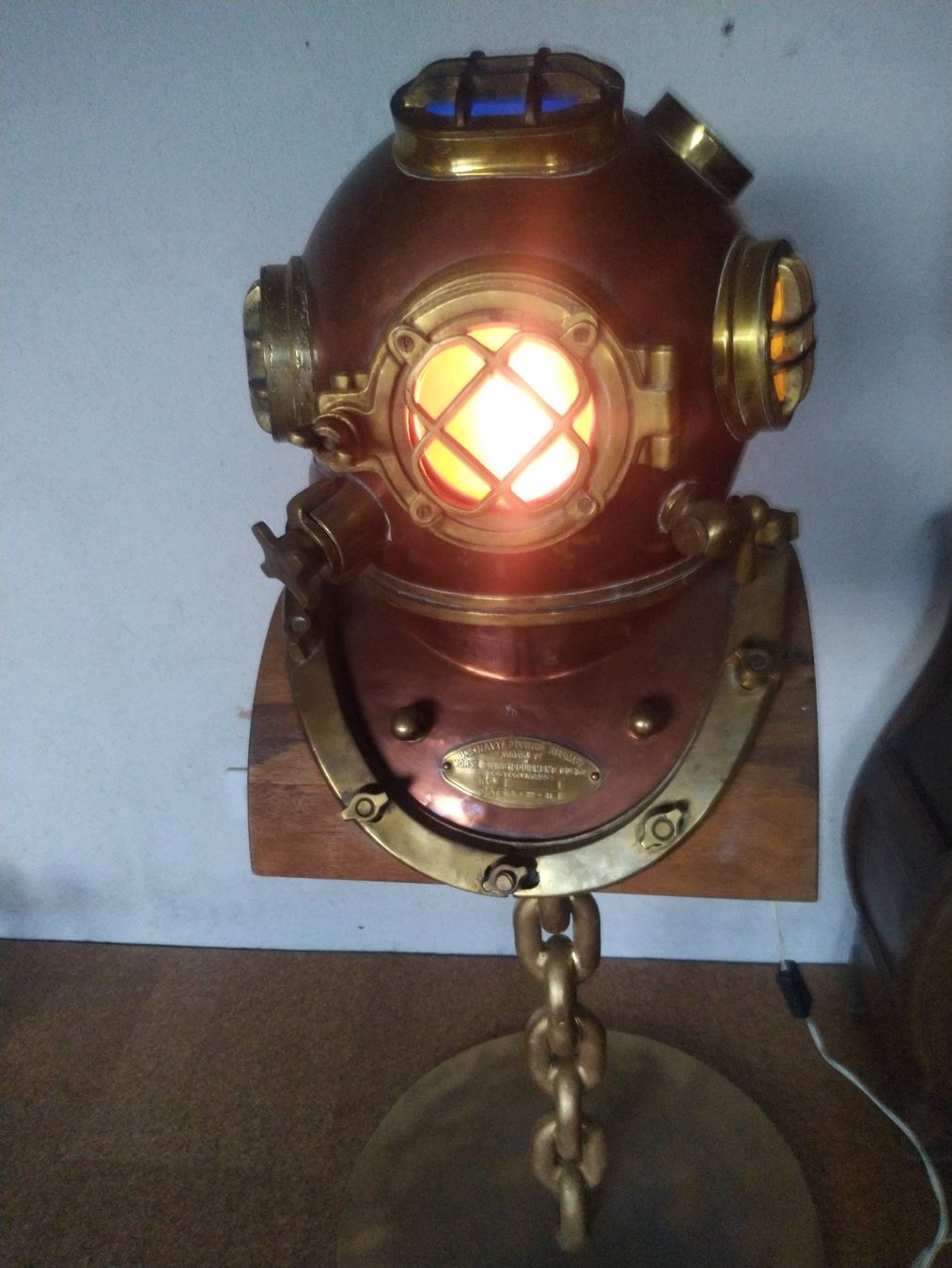 Mute per immersioni: U.S. Navy Diving Helmet 1941 – Usato da Weggis venduto da cherry2000 7