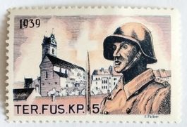 Soldatenmarke 2.WK, Territorial Füsilier Kp 5, Wi Ter 51