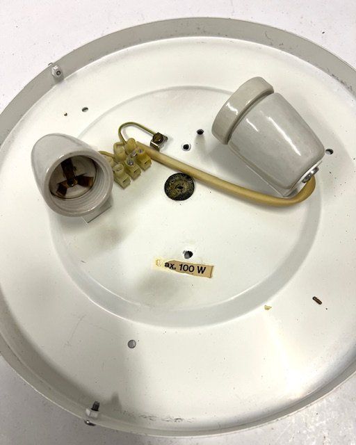 Lampadari & plafoniere: grosse runde Decken- oder Wandlampe aus Glas – Usato da Zürich venduto da gigimai67 6