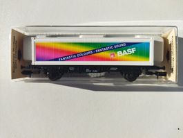 Containertragwagen "BASF" der DB von Fleischmann N,Fabrikneu
