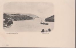 old  UK Postcard KINGSWEAR HARBOUR MOUTH B. & D. ak