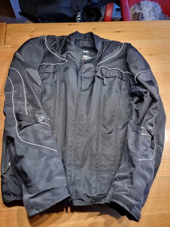  Motorradjacke schwarz Grösse L
