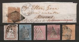 1854/55 : Strubel Ausgaben Typ B, KP 1240.--
