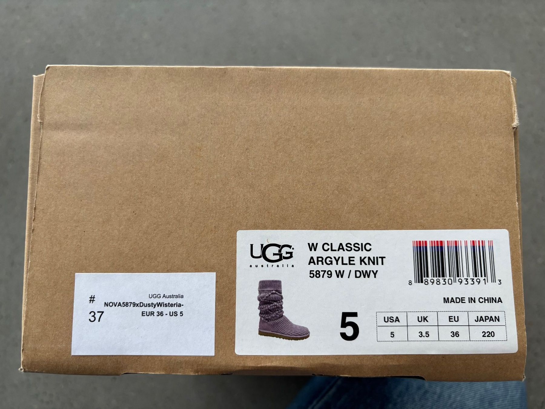 Ugg Scarpe per ragazze: UGG Strick Stiefel Lila Gr. 35/36 – Usato da Heerbrugg venduto da delpietro 4