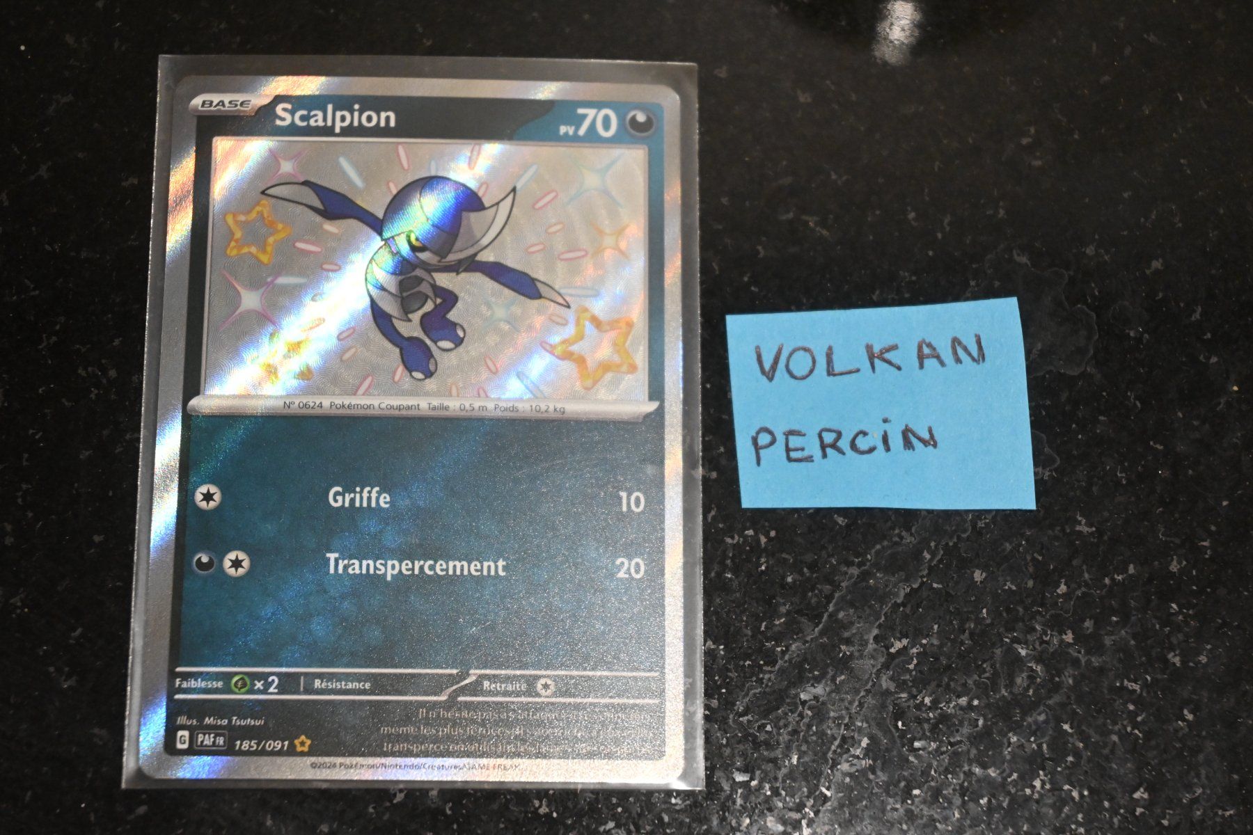 Pokémon Carte collezionabili: Scalpion (PAF 185) FR – Nuovo (secondo la descrizione) da Aigle venduto da PSAPOKEVOVO