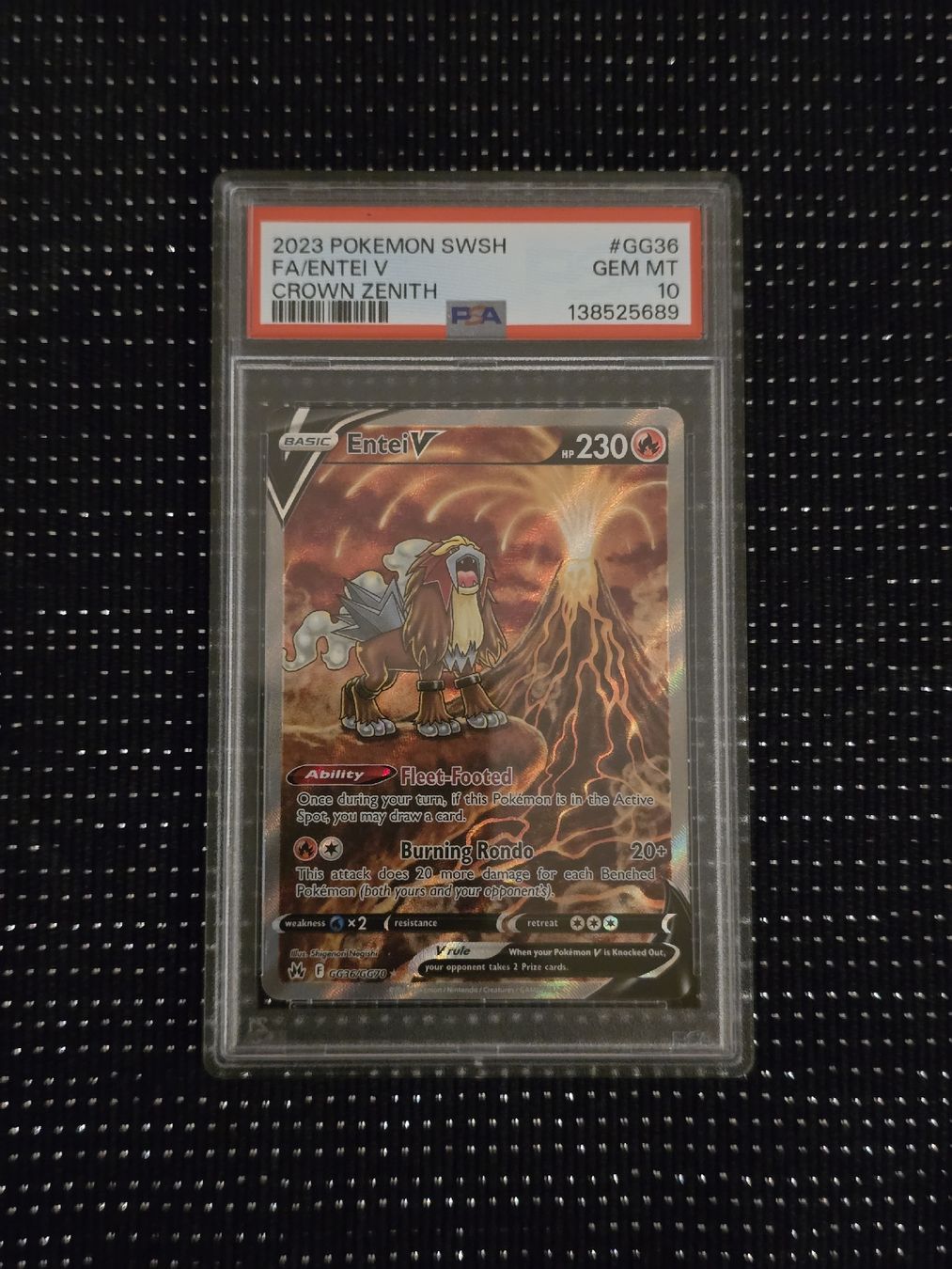 Pokémon Sammelbilder & Trading cards: 🇬🇧 Entei GG36 PSA 10 – Neu (gemäss Beschreibung) aus Dompierre FR von Naitcir