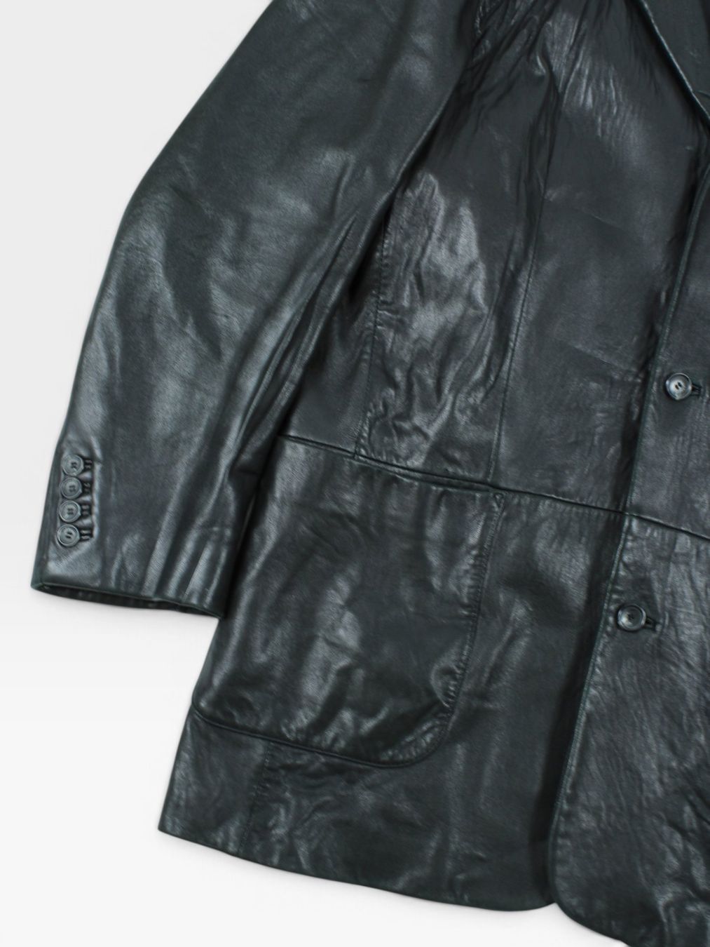 Vera Pelle Jacken: Offset Leather Blazer – Gebraucht aus St. Gallen von look-twice 1