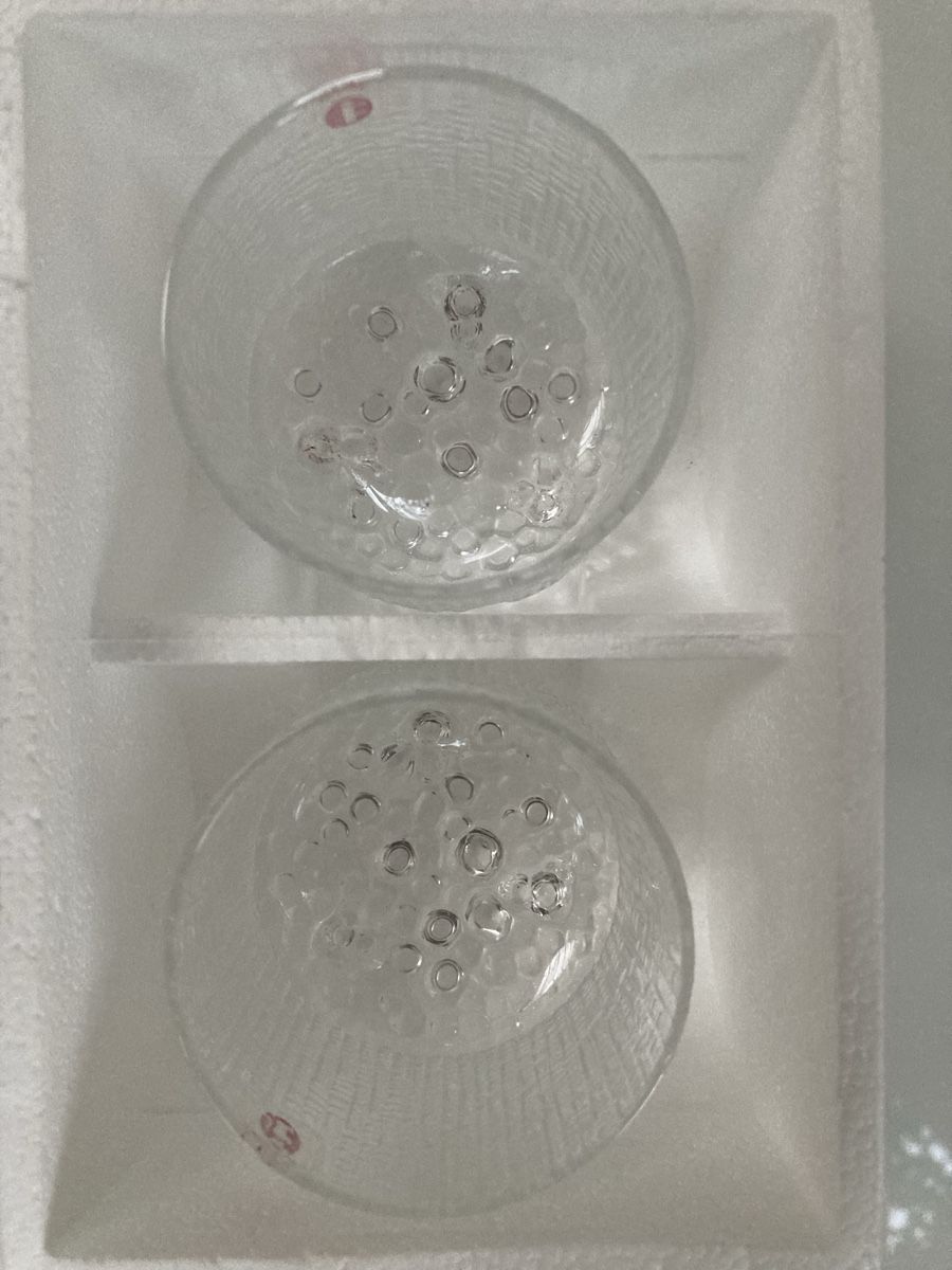 Iittala Bicchieri: Iittala Ultima Thule water glasses – Nuovo e nell'imballaggio originale da Winterthur venduto da niemim 2