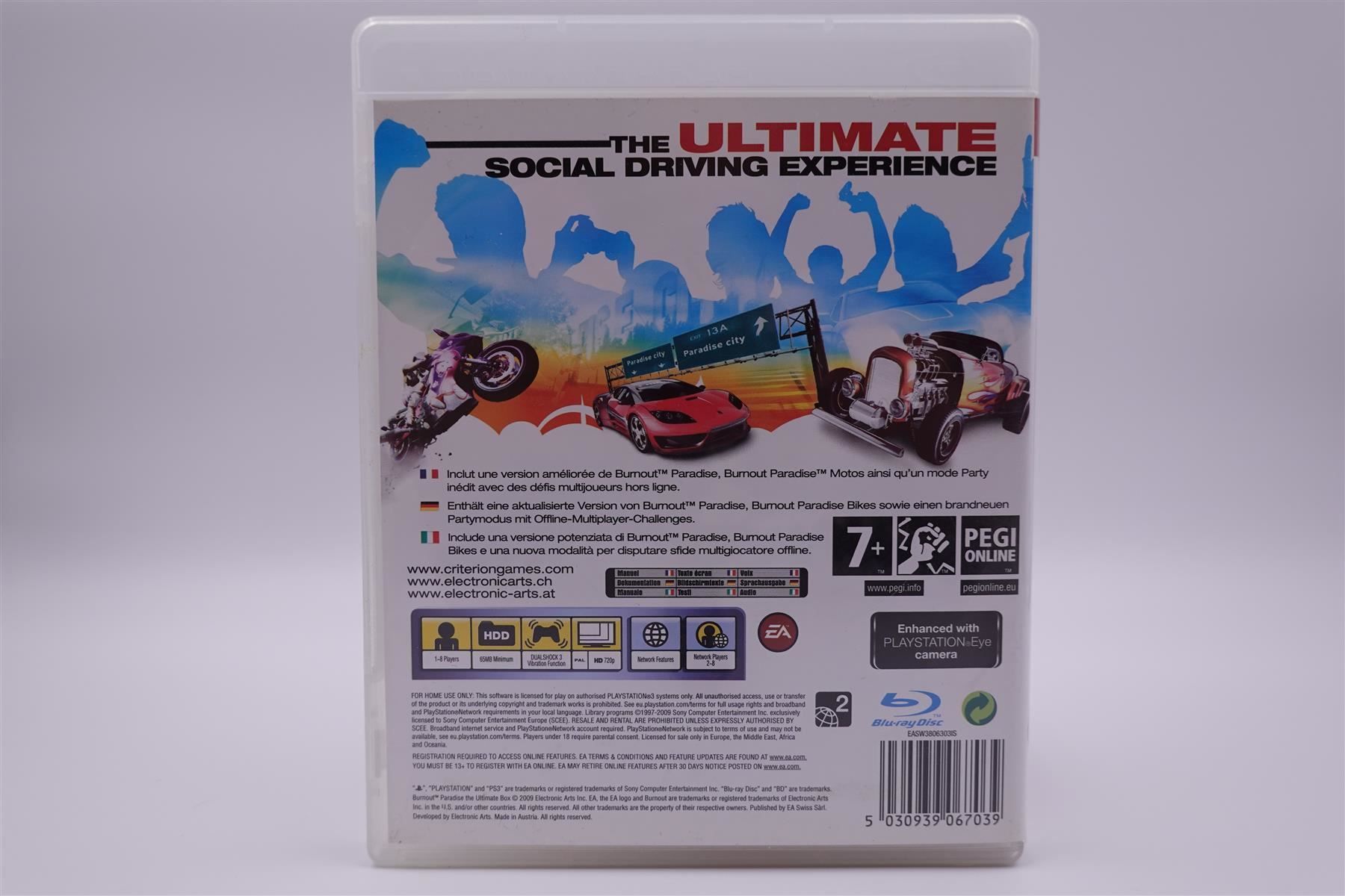 Sony Giochi: Burnout Paradise (PS3) – Usato da Herisau venduto da ZelliZone 1
