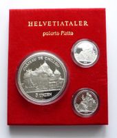 7 oz 999 Silver/ argent, HELVETIA 1989 - Château de CHILLON